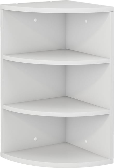 Vicco Fabienne Hoekplank – 30 x 60 cm 3 vakken Wit