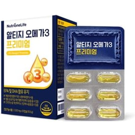 NutrioneLife rTG Omega3 Premium 1020mg x 30 capsules