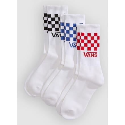 Vans Classic Check Crew Sokken wit