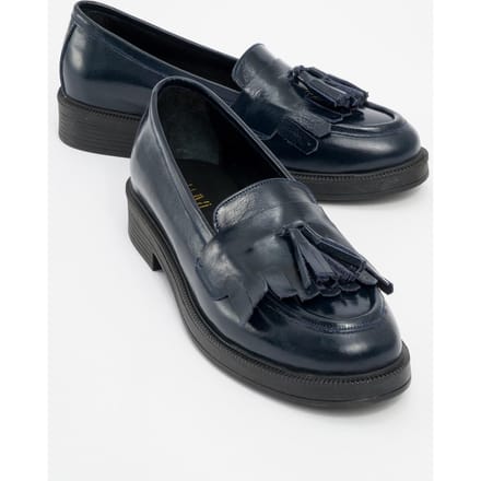Milly Leren Kwast Loafer