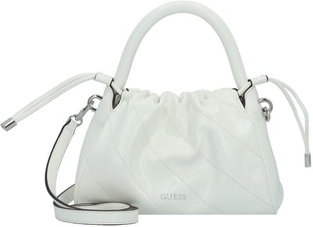 GUESS Schoudertas Amys Drawstring Crossbody White Wit