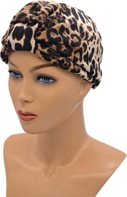 Johnson Headwear - Chemo Muts Dames - Luipaardprint - Chemo Muts - Chemo Cap - Muts - Cap - Hoofddeksel