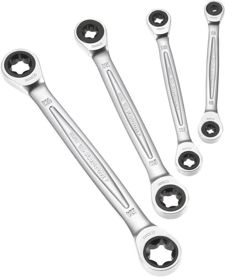 Ratelende Torx Bit Set met Extensies E6-E24