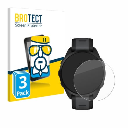 Screenprotector 3 Stuks voor Garmin Forerunner 165 / 165 Music Beschermglas transparant