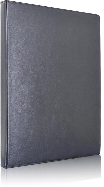 Goodline® - Hotelmap / Informatiemap / Welkomstmap / Gastenmap voor 20 Pagina's (A4) - type CL-Zwart