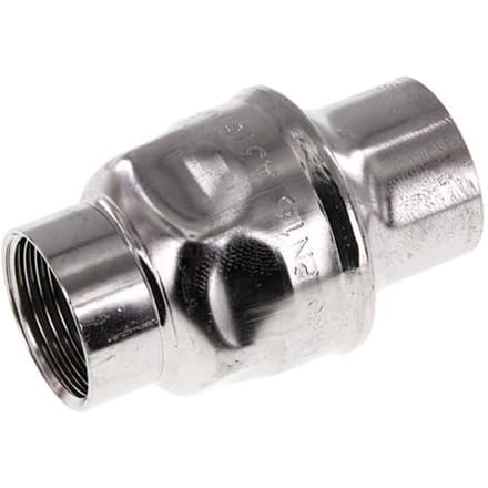 1'' NPT RVS 316 Terugslagklep FKM 0.03-16bar (0.44-232psi) - NSF ANSI 61