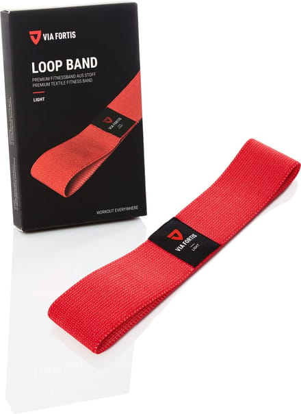 Via Fortis Stoff Loop Band LIGHT Red - Accessoires - Trainings uitrusting