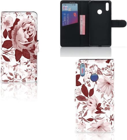 Hoesje Huawei Y7 (2019) Watercolor Flowers