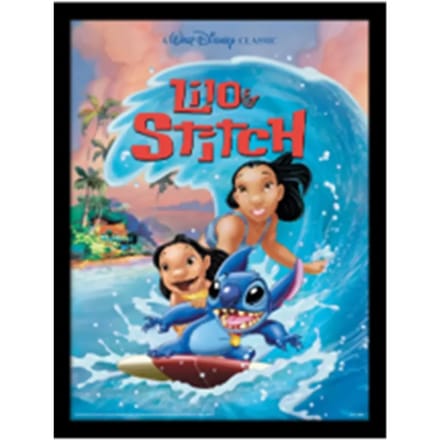 3D wanddecoratie Pyramid Lilo & Stitch Lenticular