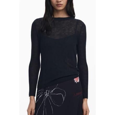 Desigual Zwarte Polyester Damesjurk