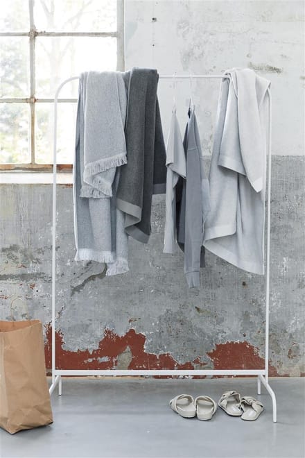 Vtwonen Groove - Handdoek - Set van 3 - 60x110 cm - Antraciet