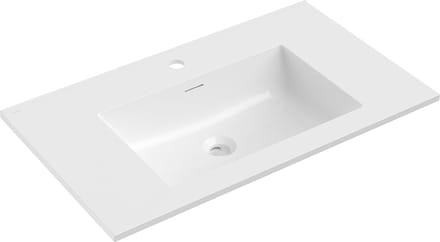 Mexen Otis inbouw wastafel 81 x 46,5 cm, wit glans - 25188000