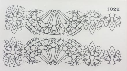 Korneliya Water Decal Nail Wrap WD 1022