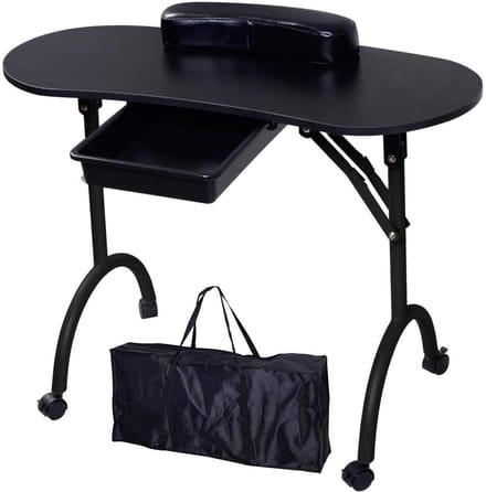 Manicure tafel met lade - Vouwbaar en draagbaar