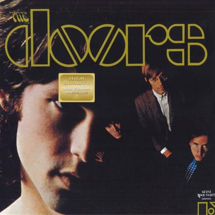 LP Plaat DOORS - The Doors EKS74007 ELEKTRA Europa Rock beige