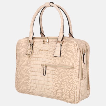 Olivia Lauren businesstas laptoptas 16 inch croco roze