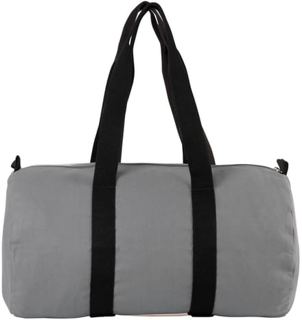 Kimood Reistas van katoencanvas KI0632 - Grey / Black - One size