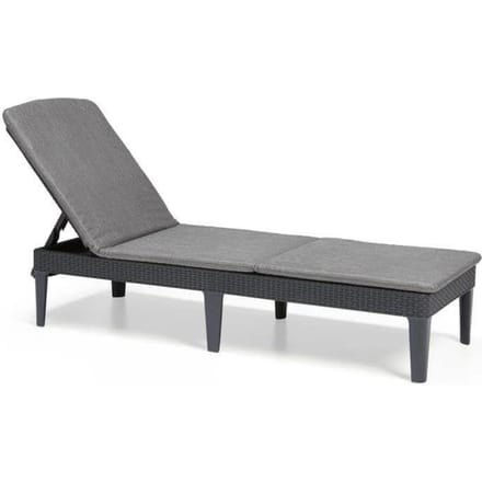 Allibert Jaipur Ligbed - 58x187,5x29 cm - Grafiet