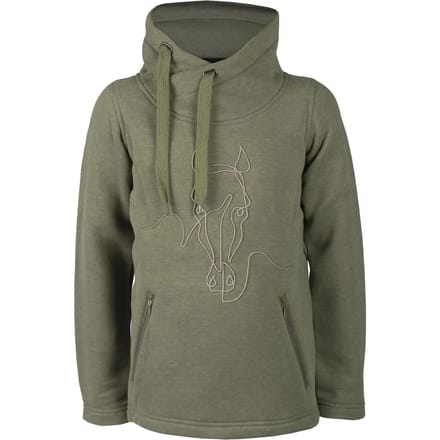 Red Horse - Sweatshirt Cozy - Dark Olive - Maat 140