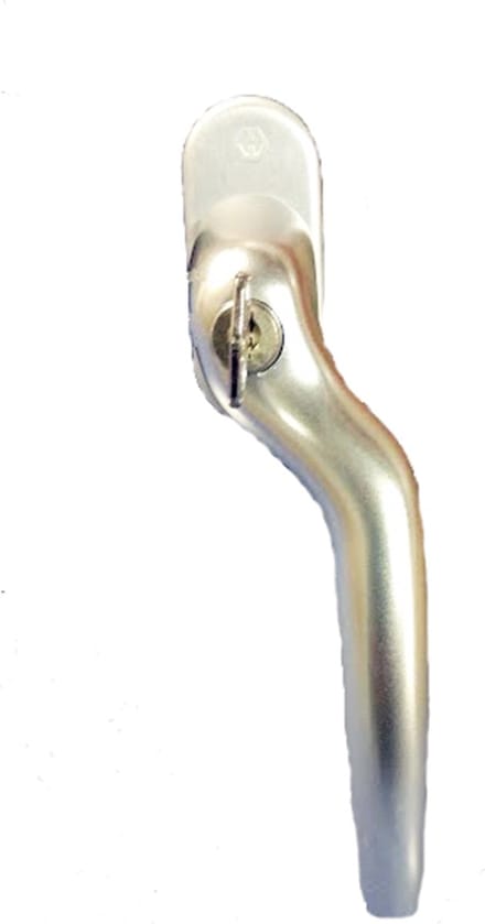 Hoppe Raamkruk afsluitbaar met stift draaivalbeslag, 0710VKSS/U26 - Rechts - Aluminium