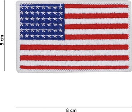 Embleem Vlag USA 48 Stars stof