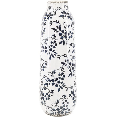 MULAI - Bloemenvaas - Wit - 35 cm Keramiek