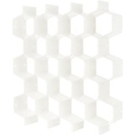 8 stuks Honingraat Kast Lade Ondergoed Sokken Compartiment Opberg Organizer Container (wit) White white
