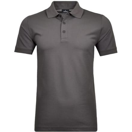 Ragman Piqué Poloshirt Uni No Logo Leisteen / male