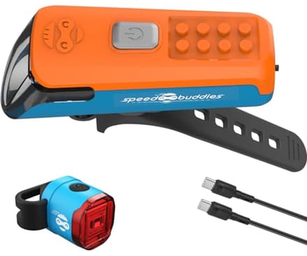 Fietslamp voor Kinderfiets - StVZO-goedgekeurde LED Lamp met USB-C Oplaadfunctie