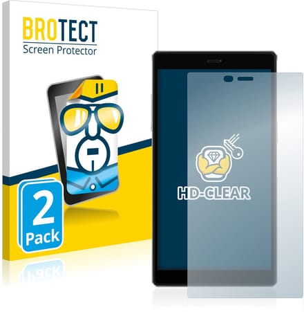 BROTECT - Screenprotector voor GlocalMe G4 Pro - Folie Beschermfolie transparant 2 Stuks
