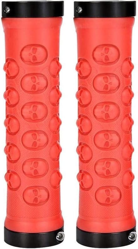 Fietsstuur Grips - Handvatten Stuur - Comfortabel Fietsen - Ergonomisch Ontwerp - 22.2 mm Diameter - Rood