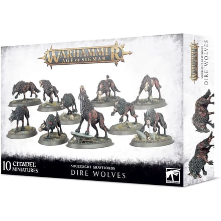 Figurine Games Workshop Warhammer AoS - Soulblight Gravelords Dire Wolves