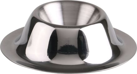Urban Living Eierdopjes - zilver - RVS /metaal - Dia 8 cm - brede onderzijde