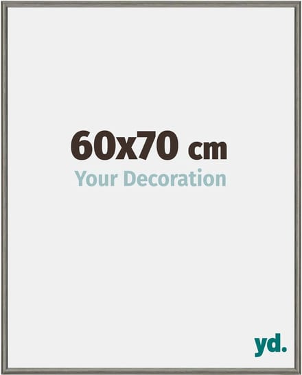 Your Decoration - Fotolijst 60x70 cm - Aluminium - Mercury Structuur - New York