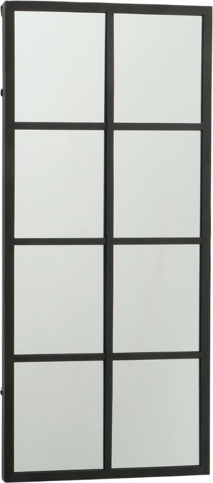 Grote Wandspiegel Zwart Modern 45x100 cm