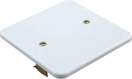 Vimar Blindplaat - Muurplaat - Afdekplaat Vierkant met Klem - 100x100 - Wit