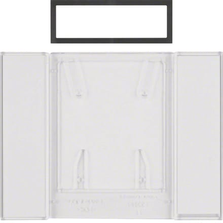 Hager Berker B.IQ 4-Knoppenveld Transparant Helder - 75900081