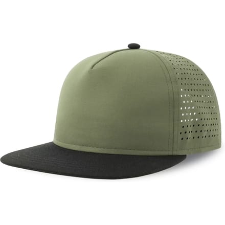 Atlantis Headwear Bank Five Cap Recycled AT424 - OLIVE/BLACK - One size