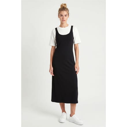 Dames Mouwloze Midi Jersey Camisole Jurk