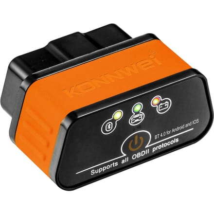 KONNWEI KW903 BT 4.0 Draadloze OBD-II Auto Auto Diagnostische Scan Tools Auto Detector Tester Scanner voor oranje