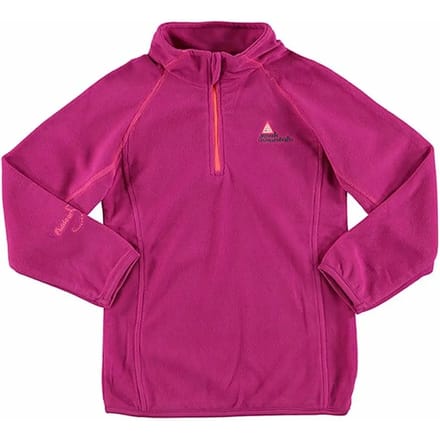 Microfleece sweatshirt met halve rits voor meisjes Peak Mountain Gafine