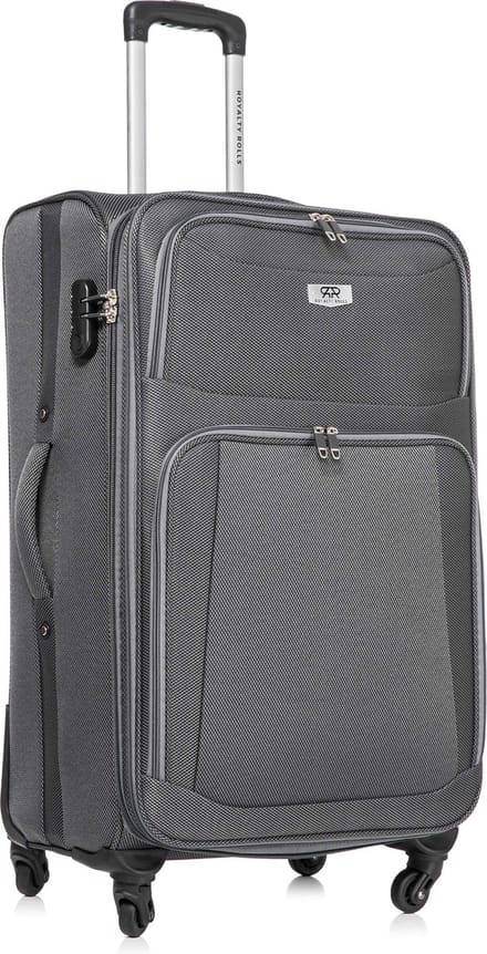 Dubai Abudabi Grote Koffer - 76 cm - 95/103 liter - Expandable - Grijs