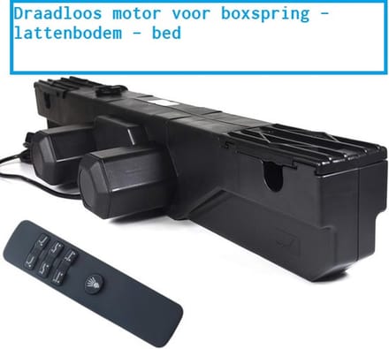 Berkbedding - Dual Actuator - Universeel Motor voor boxspring - Draadloos - 2 jaar Garantie