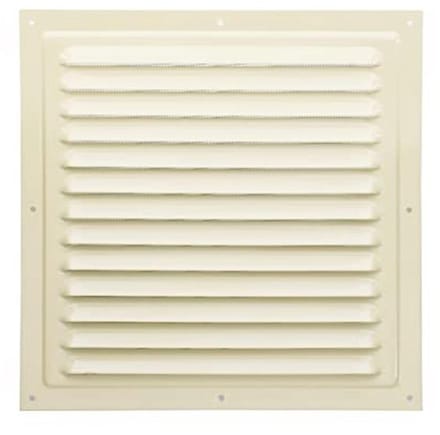 Metalen Ventilatierooster 25 x 25 cm - Beige