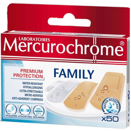 Mercurochrome Pleister Family 50