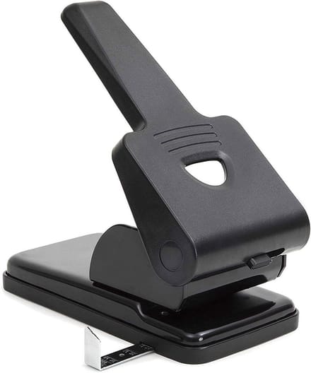 Zware Perforator - Tafel Perforator - Kantoor School - 70 Vellen Capaciteit - 20.5 x 11 x 20 cm - Zwart