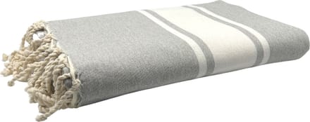 Foutas - strandlaken - hamamdoek - XXL Classic "Gris Calcé" - grijs - 300 cm op 200 cm
