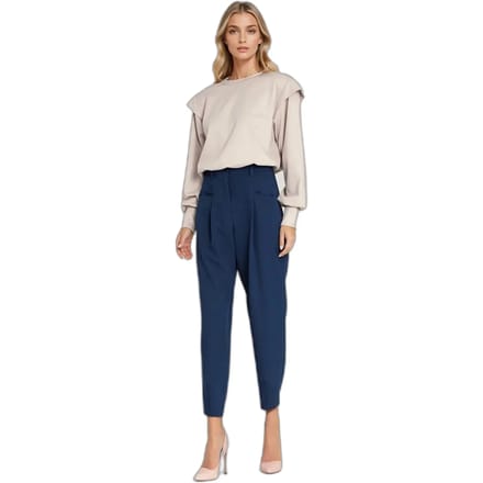 Hoge taille brede broek voor dames Nife