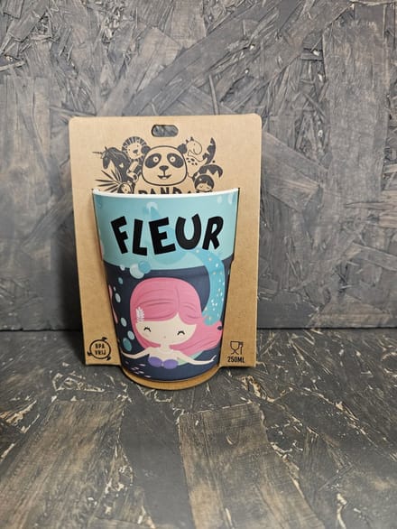 Beker - Naam - Fleur - Melamine - 250 ML