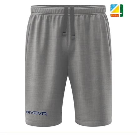 Sportbermuda Givova Friend Grijs Melange 2xl - S